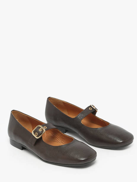 Sneakers Uit Leder Aliwell Bruin accessoires A2715 ander zicht 1